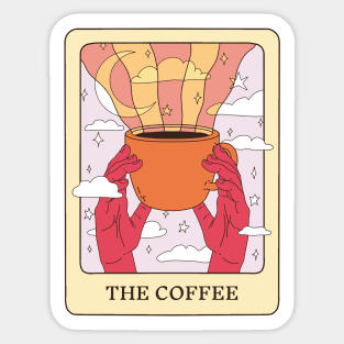 The Coffee Tarot Card Sticker